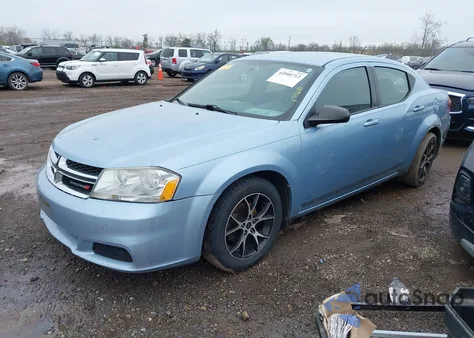 2013 Dodge Avenger Se z USA, uszkodzony, nr VIN 1C3CDZAB1DN610699